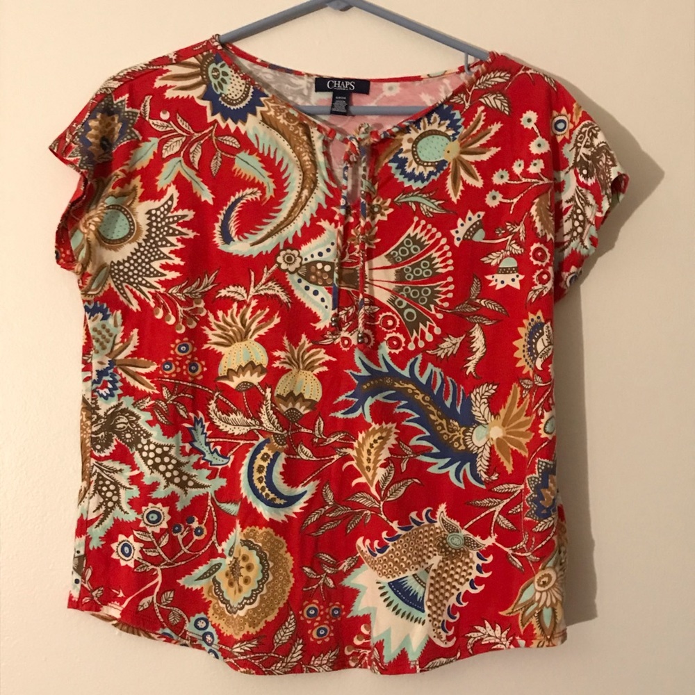 Chaps denim top